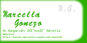marcella gonczo business card